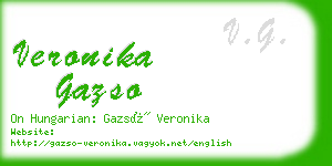 veronika gazso business card